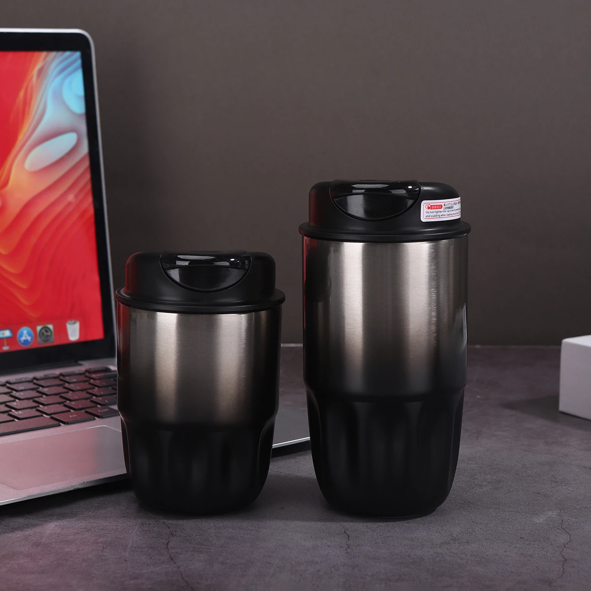 260 & 380ml Coffee Tumbler With Lid (4) 260 & 380ml Coffee Tumbler With Lid (4)